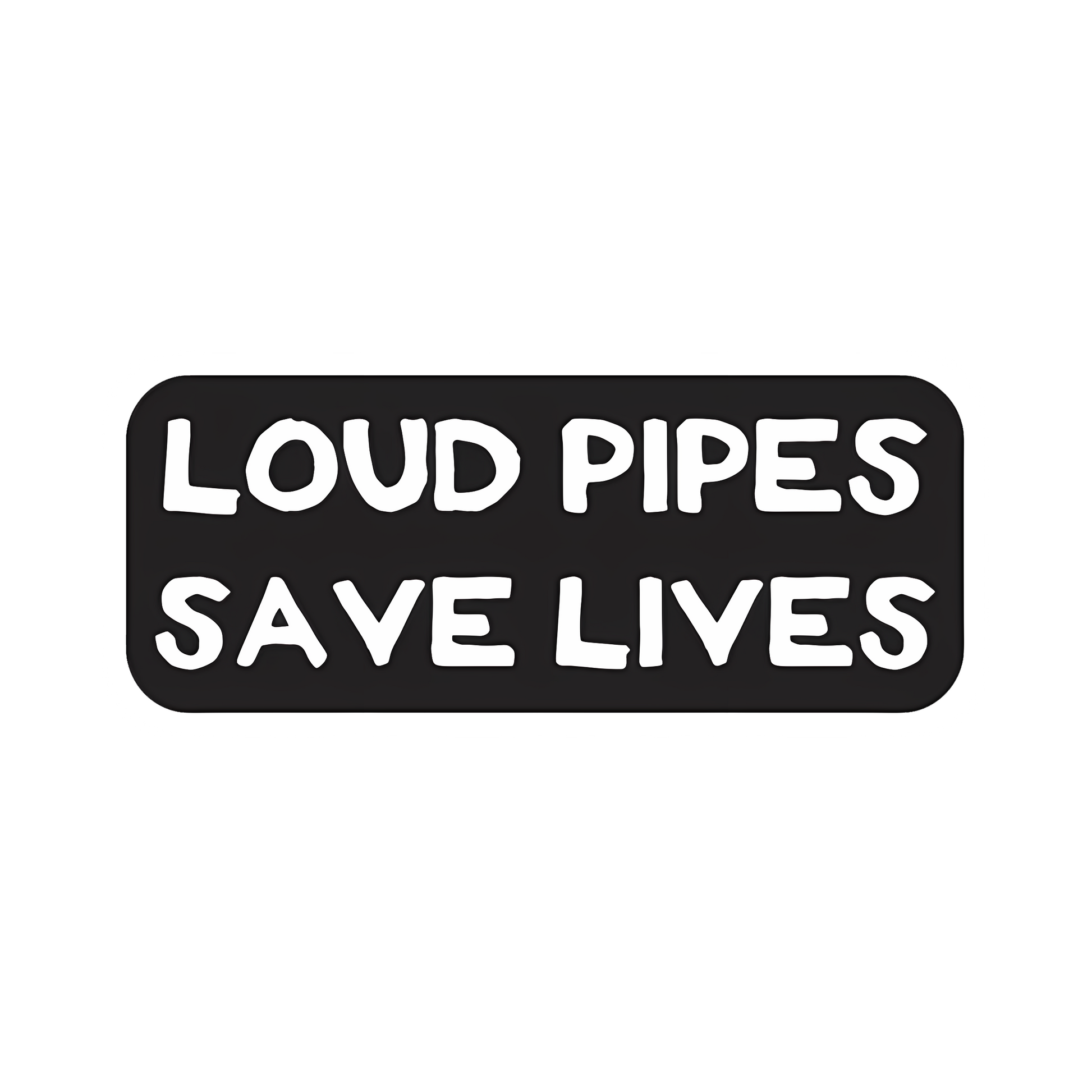 2x loud pipes saves lives stickers/vinyl
